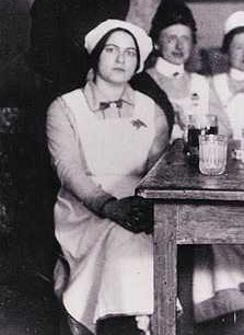 Edith Stein als Krankenpflegerin im Seuchenlazarett 1916